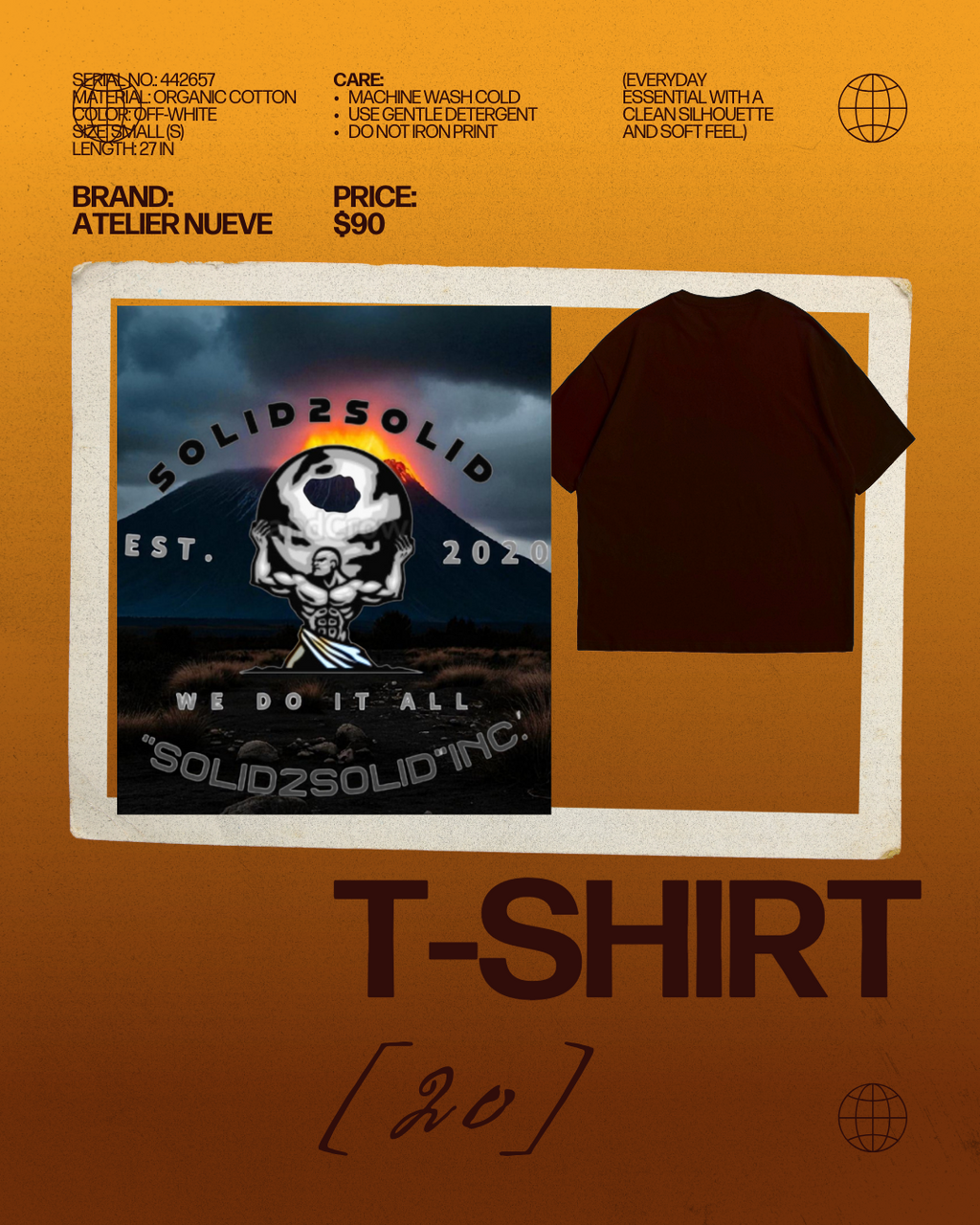 Solid2Solid short t-shirt for all
