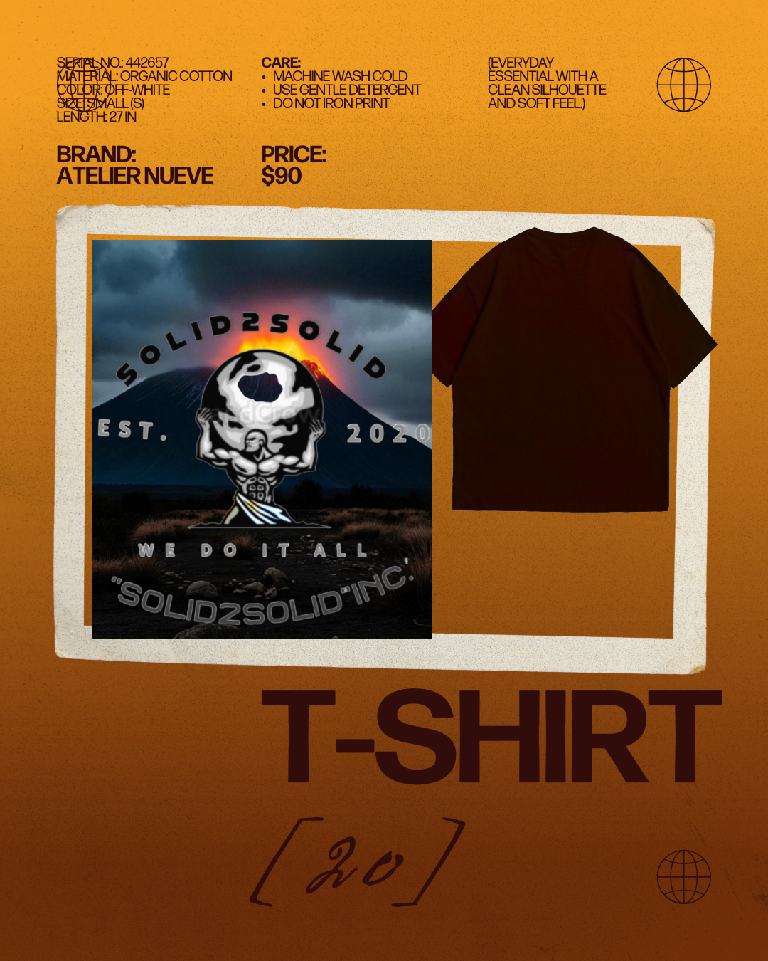 Solid2Solid short t-shirt for all